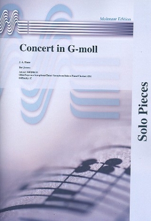 Concert g-Moll fr Oboe und Klavier (Klarinette / Sax ad lib)