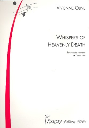 Whispers of Heavenly Death fr Mezzosopran (Tenor) solo