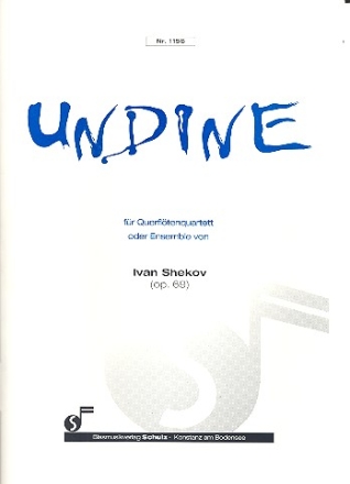 Undine op.69 fr 4 Flten (Fltenensemble) Partitur und Stimmen