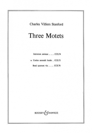 Drei Motetten op. 38/2 CCS 75 fr gemischter Chor (SATB/SATB) a cappella Chorpartitur