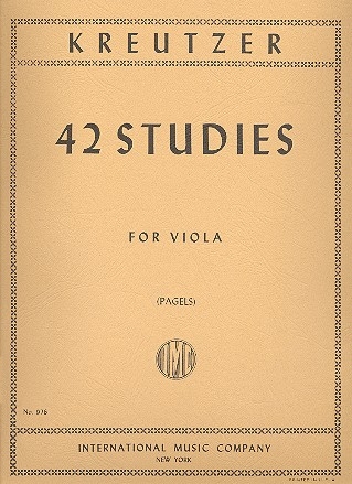 42 Studies for viola solo