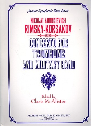 Concerto  for trombone and military band score and parts