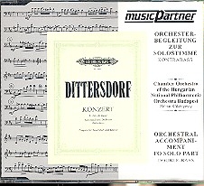 Konzert E-Dur fr Kontrabass und Orchester CD mit der Orchesterbegleitung zur Solostimme