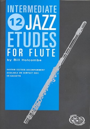 12 intermediate Jazz Etudes (+CD) for flute