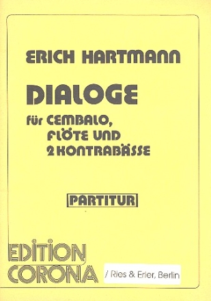 Dialoge fr Cembalo, Flte und 2 Kontrabsse,  Stimmen