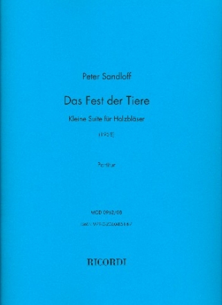 Das Fest der Tiere fr groe Flte, Oboe, Klarinette und Fagott Partitur