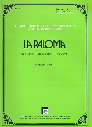La Paloma fr Akkordeon oder Klavier