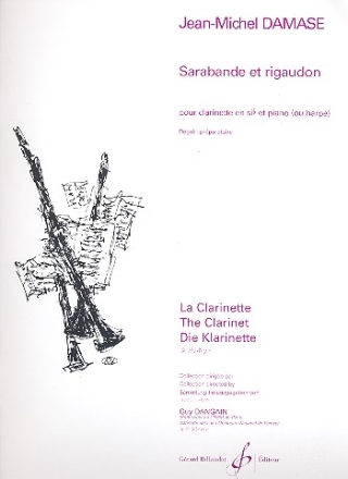 Sarabande et rigaudon pour clarinette et piano ou harpe