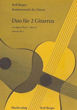 Duo fr 2 Violinen fr 2 Gitarren (etwas schwieriger als BERGER6) Spielpartitur