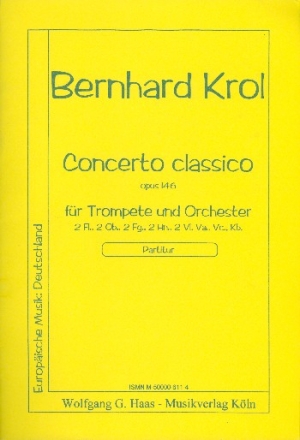 Concerto classico op.146 fr Trompete und Orchester Partitur