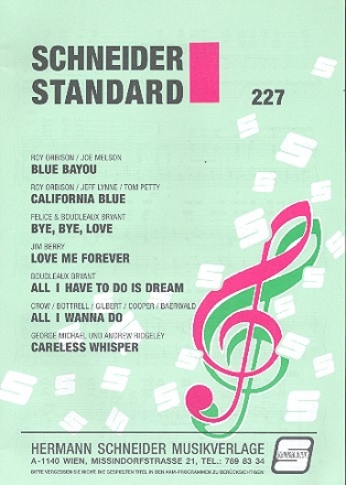 Schneider Standard Band 227: fr Gesang und Klavier