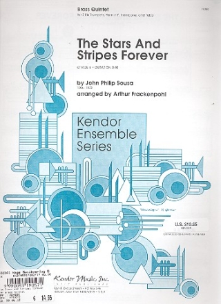 The Stars and Stripes forever for brass quintet score and parts