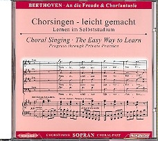 Sinfonie d-Moll Nr.9 und Chorfantasie c-Moll op.80 CD Chorstimme Sopran und Chorstimmen ohne Sopran
