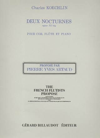 2 nocturnes op.32bis pour flte cor et piano