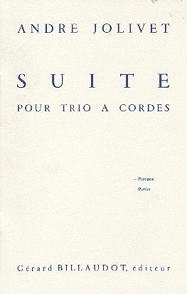 Suite pour violin, alto et violoncelle partition