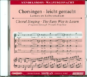 Die erste Walpurgisnacht op.60 CD Chorstimme Sopran und Chorstimmen ohne Sopran
