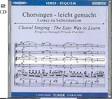 Requiem CD Chorstimme Tenor und Chorstimmen ohne Tenor Chorsingen leicht gemacht