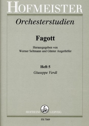 Orchesterstudien Fagott Band 5 fr Fagott