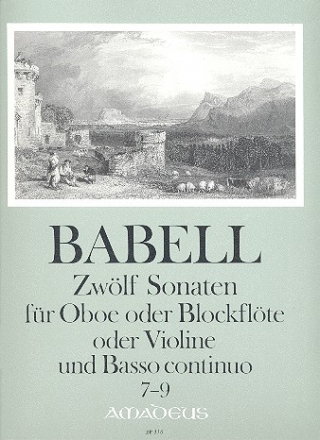 12 Sonaten Band 3 (Nr.7-9) fr Oboe (Blockflte, Flte, Violine) und Bc