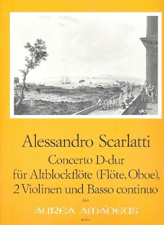 Concerto D-Dur Nr.7 fr Altblockflte (Flte / Oboe), 2 Violinen und Bc Simmen