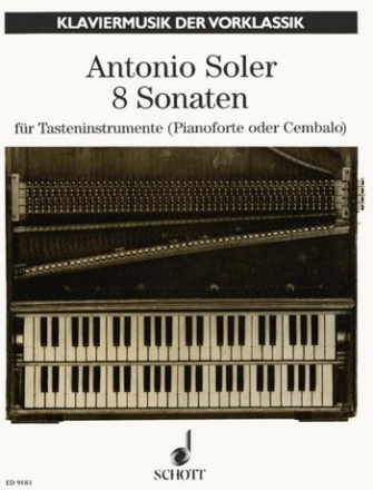 8 Sonaten für Tasten-Instrument (Pianoforte oder Cembalo)