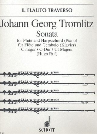 Sonata C-Dur fr Flte und Cembalo (Klavier)