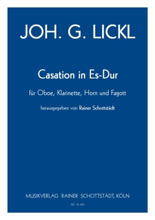 Casation Es-Dur  fr Oboe, Klarinette, Horn und Fagott Partitur und Stimmen