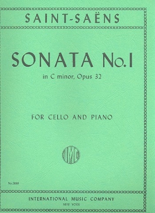 Sonata c minor no.1 op.32 for violoncello and piano