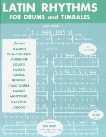 Latin Rhythms - for drums and timbales