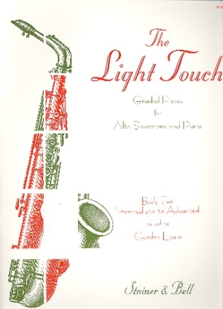 The light Touch vol.2 Graded pieces for alto saxophone and piano intermediate to advanced