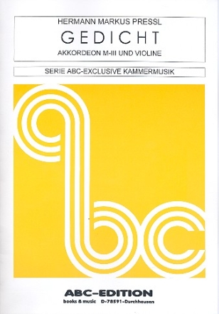 Gedicht von Trude Kchert fr Akkordeon und Violine