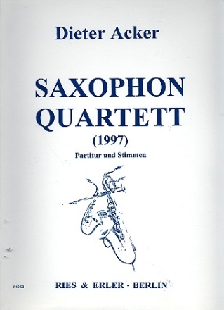 Quartett fr 4 Saxophone (SATB) Partitur und Stimmen
