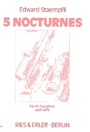 5 Nocturnes fr Altsaxophon und Harfe