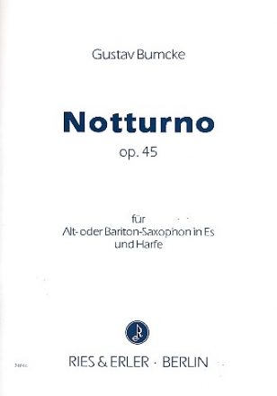 Notturno op.45 für Saxophon in Es (A/B) und Harfe
