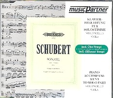 Sonate a-Moll D821 fr Arpeggione und Klavier CD Begleitung zur Solostimme