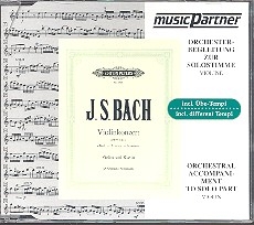 Konzert a-Moll BWV1041 fr Violine und Orchester CD mit der Begleitung zum Soloinstrument in 3 Tempi
