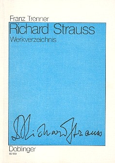 Richard Strauss Werkverzeichnis  