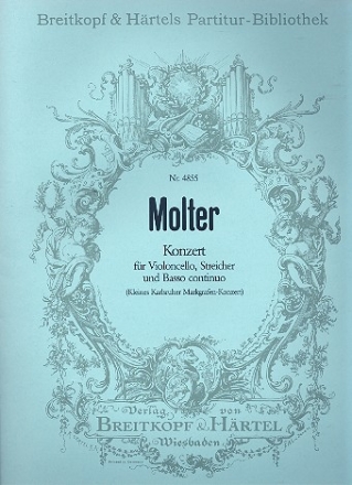 Konzert fr Violoncello und Streichorchester Partitur