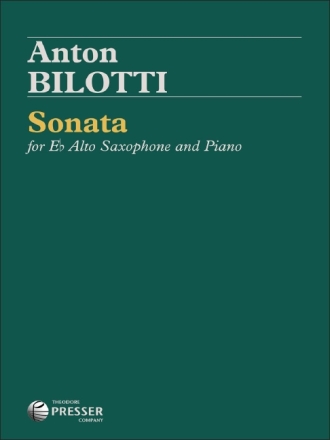 SONATA FOR ALTO SAXOPHONE AND PIANO