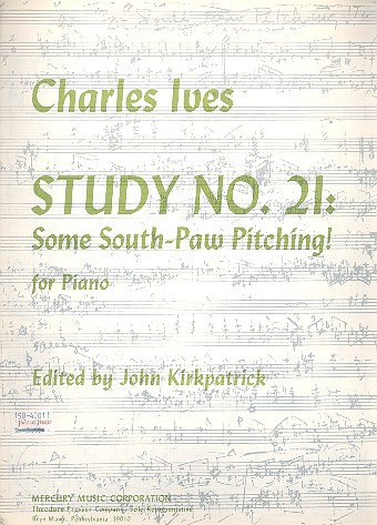 Some Southpaw Pitching Study no.21 for piano