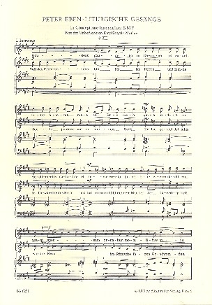 In conceptione immaculate B.M.V. Proprium fr 2stg. Chor und Orgel Partitur (la/dt)