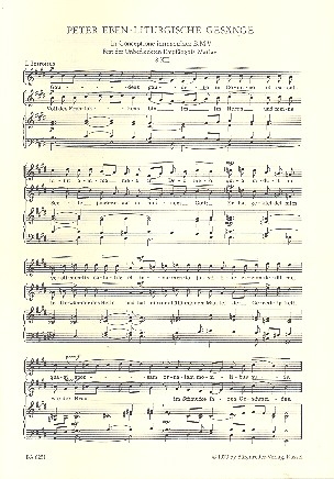 In conceptione immaculate B.M.V. Proprium fr 2stg. Chor und Orgel Partitur (la/dt)