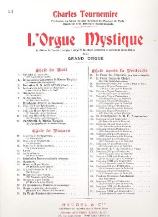L'orgue mystique vol.51 Dominica XXIII post pentecosten cycle apres la pentecote