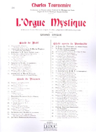 L'orgue mystique vol.36 pentecote