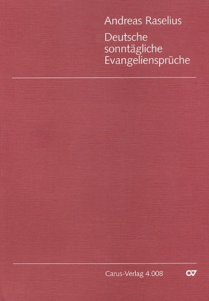 Deutsche sonntgliche Evangeliensprche Partitur (gebunden)