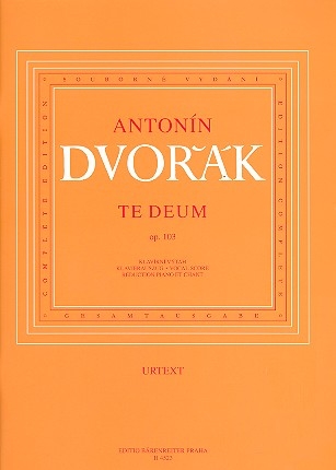 Te deum op.103 fr Soli (sb), Chor und Orchester,  Klavierauszug (la)