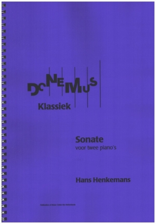 Sonate 1943 voor twee Piano's Partitur