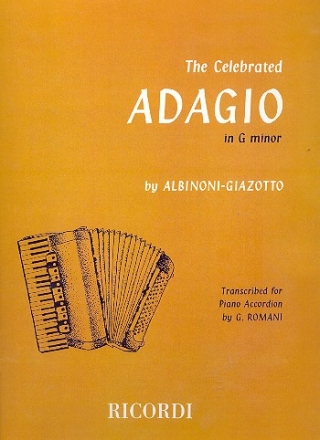 Adagio g minor for accordion