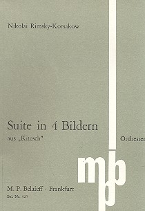 Suite in 4  Bildern aus 'Die Legende der unsichtbaren Stadt...' fr Orchester Studienpartitur