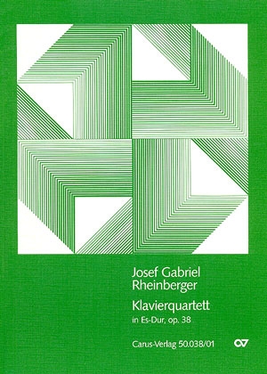 Quartett Es-Dur op.38 fr Violine, Viola und Violoncello und Klavier Partitur